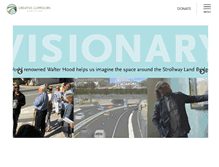 Tablet Screenshot of creativecorridors.org